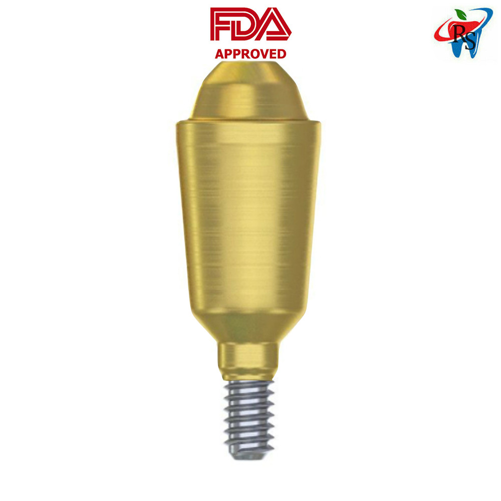 5pcs Straight Multi-Unit 1.6 Standard Int Hex 2.42mm Connection Dental Titanium
