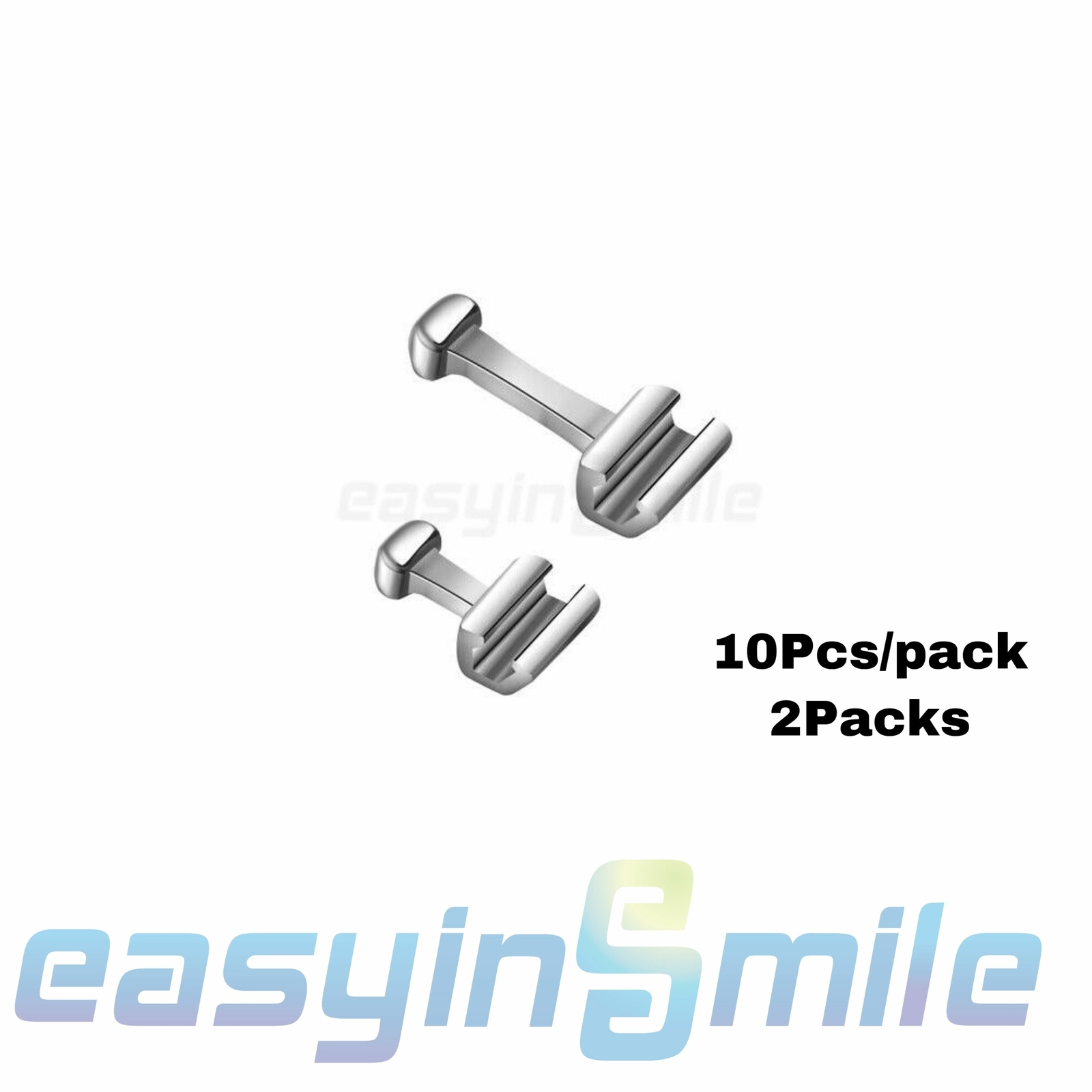 10Pcs/pk 2Packs Dental Orthodontic Crimpable Hooks Short/Medium/Long EASYINSMILE