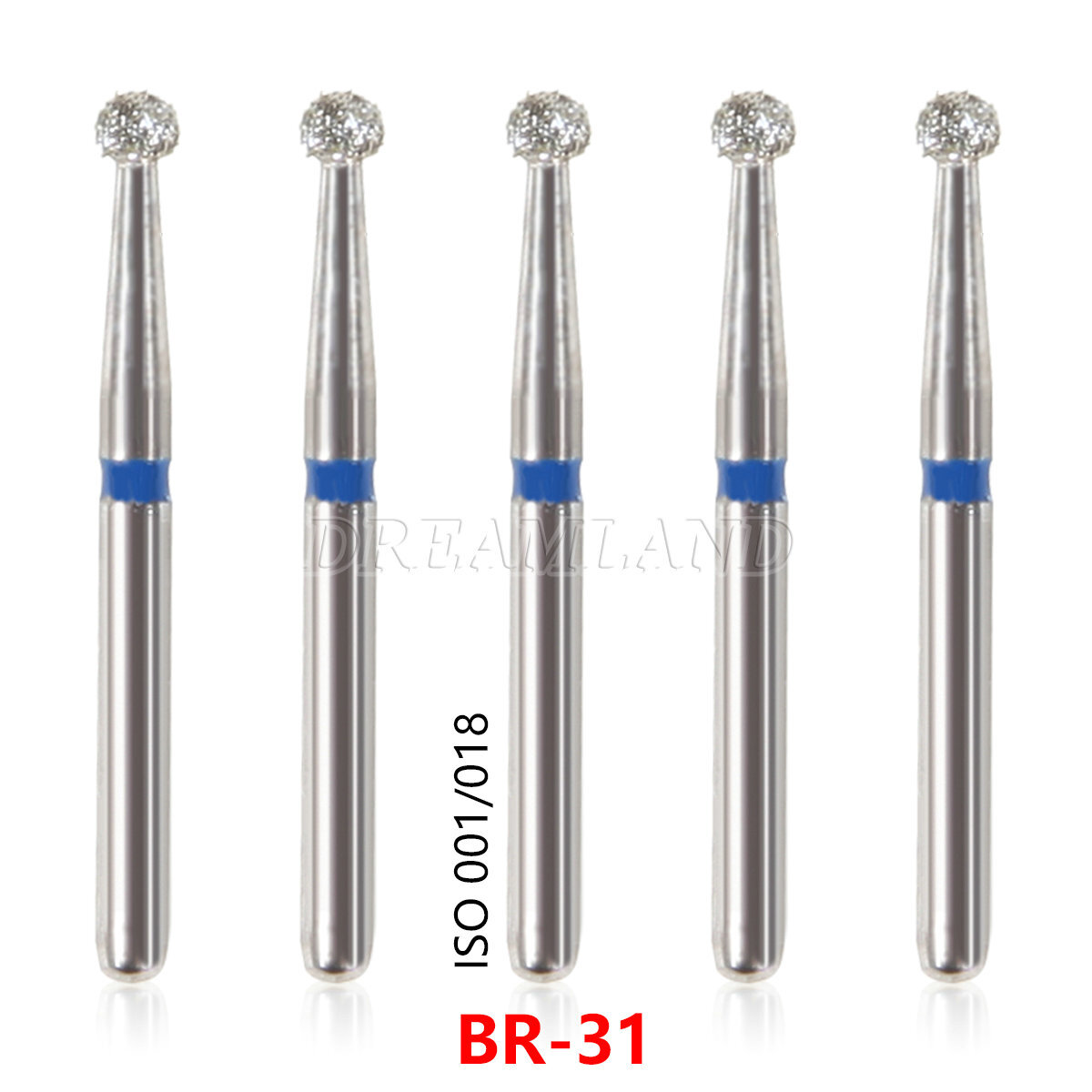 100 Types Dental FG Diamond Burs For High Speed Handpiece Friction Grip 50pcs