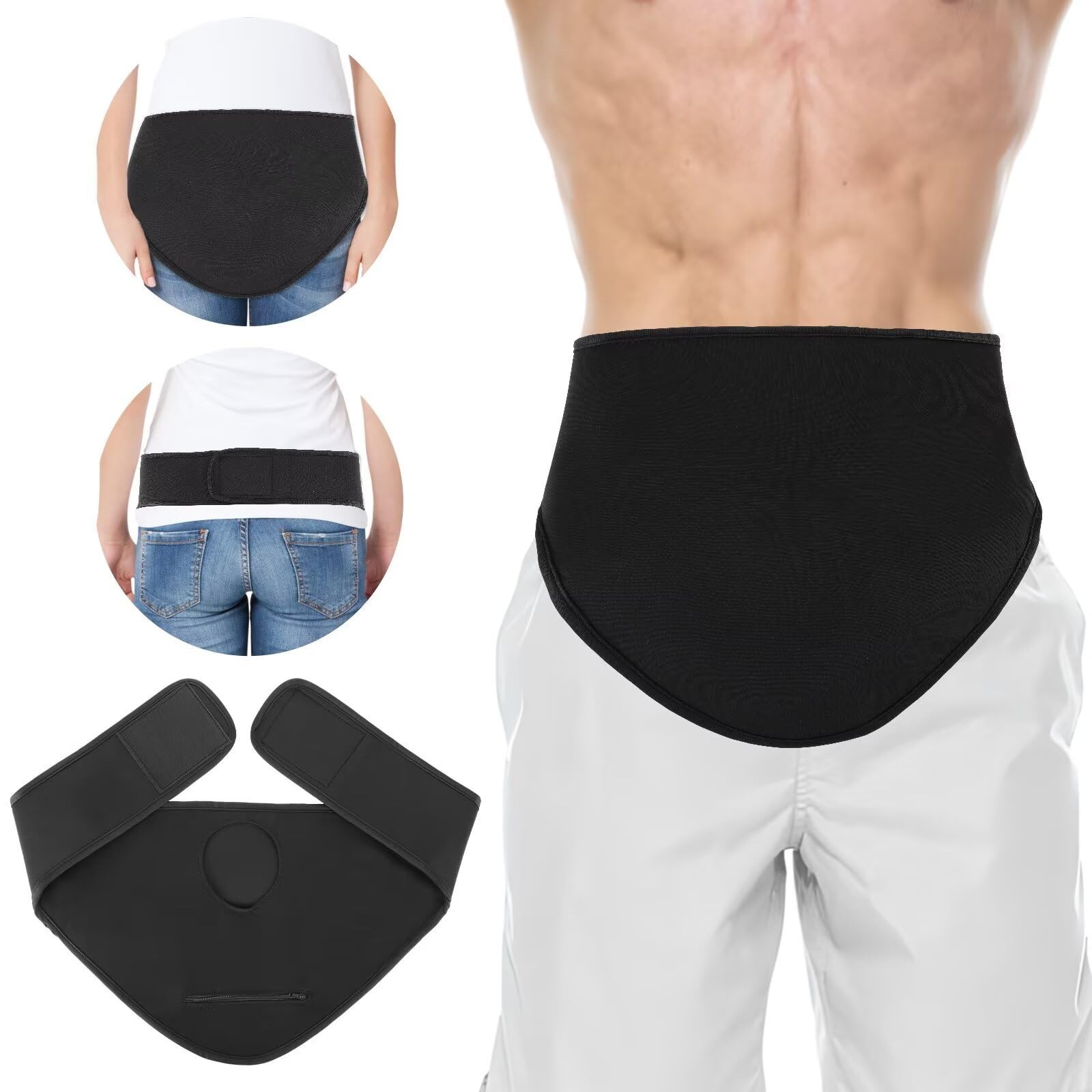 Ostomy Waist Bag Adjustable Ostomy Belt Ostomy Bag Men Women Ostomy Bag Cover…