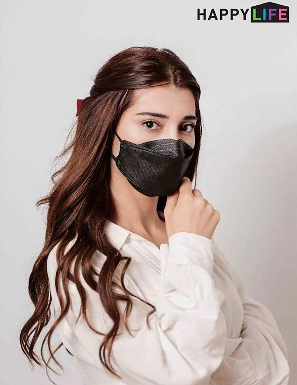 Happy Life Adults & Kids KF94 BLACK Face Mask [ Made in Korea ] Medical Good Day