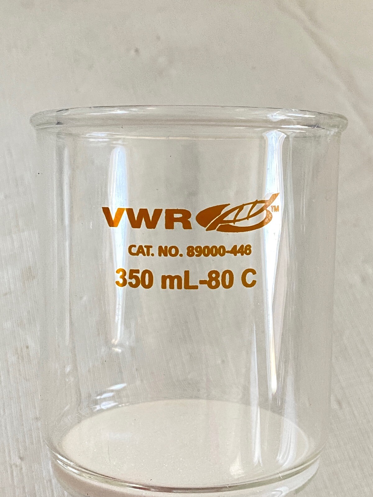 VWR Glass 350mL Coarse Fritted Buchner Filter Funnel 80mm 89000-446 B