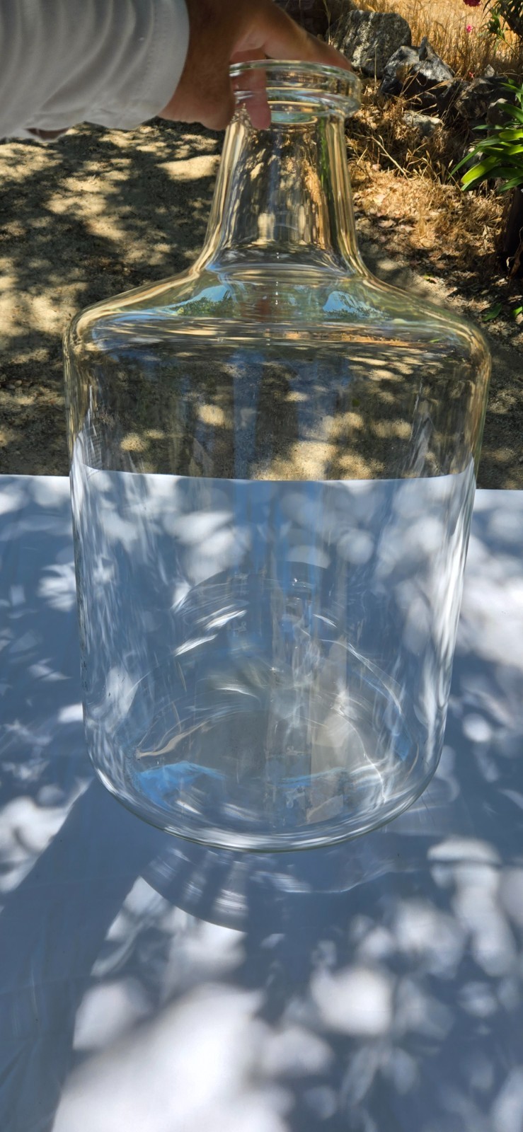 PYREX #1596-5 5G 19L Carboy Solution Chem Bottle Tooled Neck 5 Gallon England B
