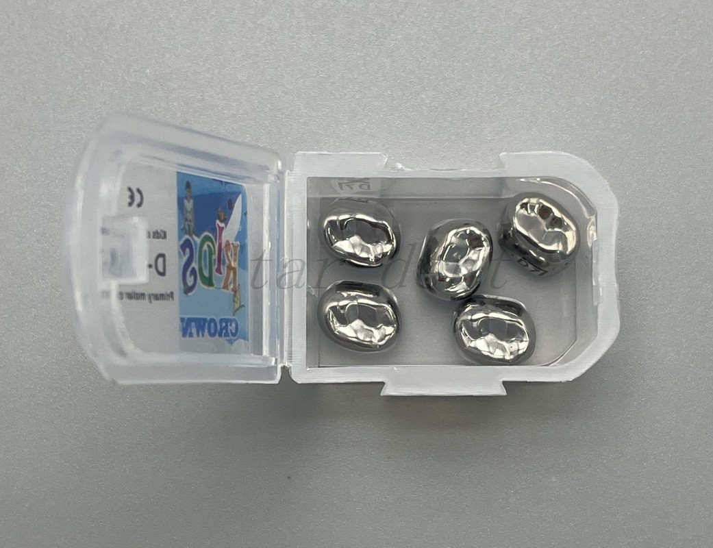 Dental Kids Primary Molar Crowns Stainless Steel Pediatric crown 48 Sizes USA