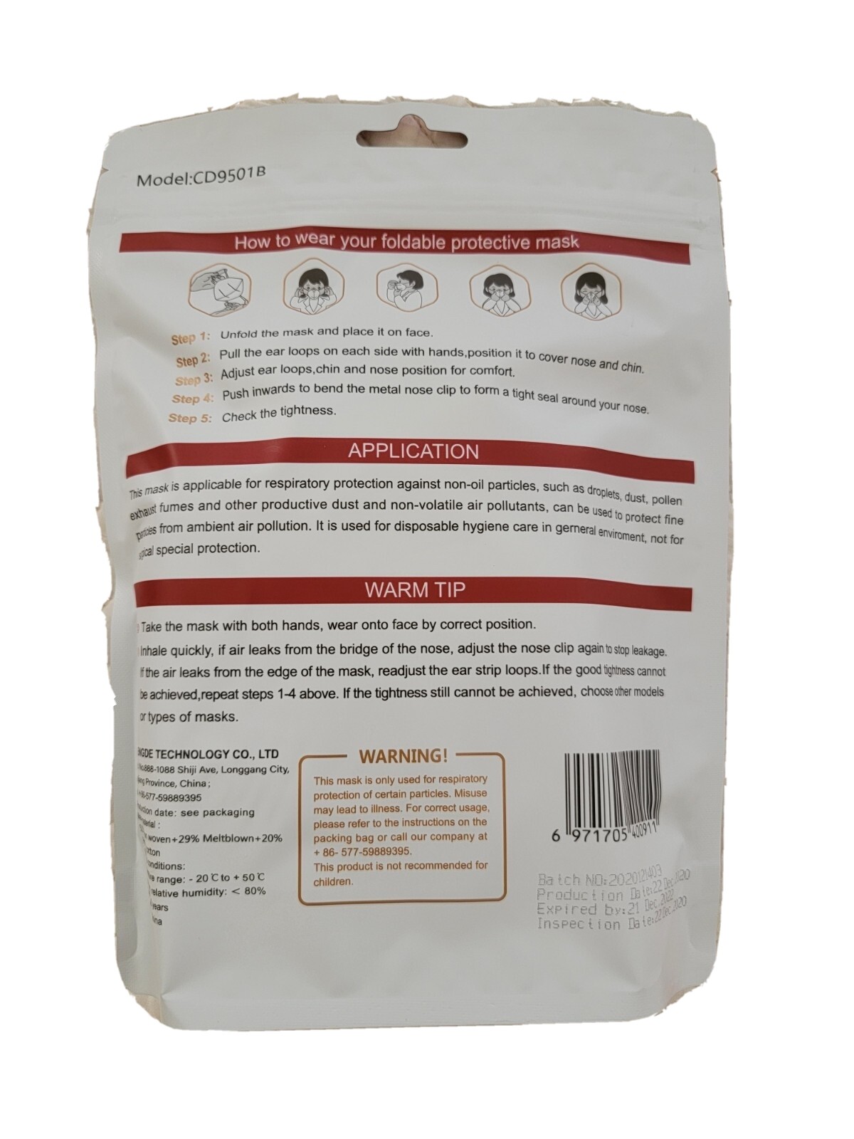 10 PACK 5-Layer Protective Disposable Face Mask – Indoor & Outdoor Use, 95% PFE