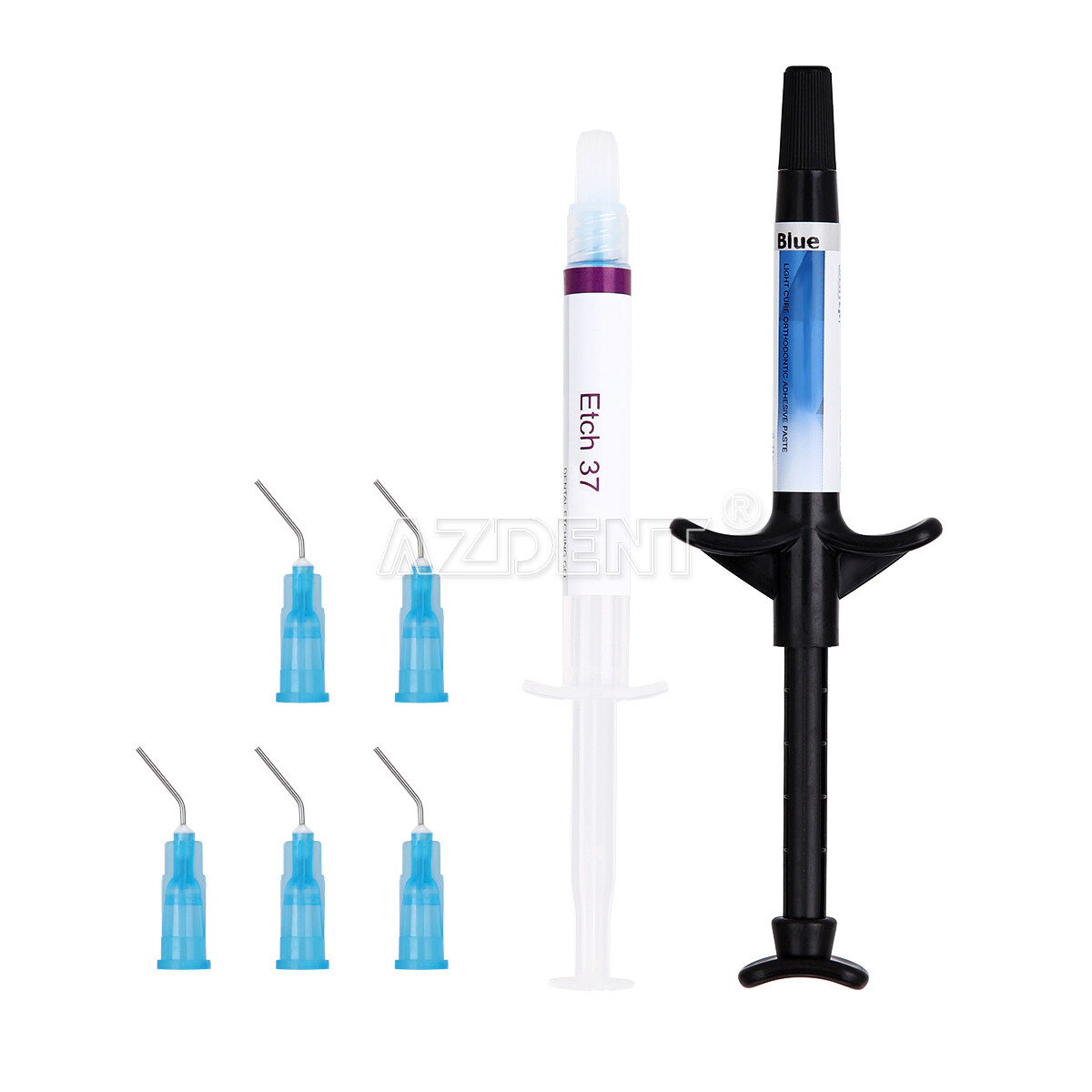 Dental Orthodontic Adhesive Light Cure Band Cement Blue Glue Intro Kit Blue