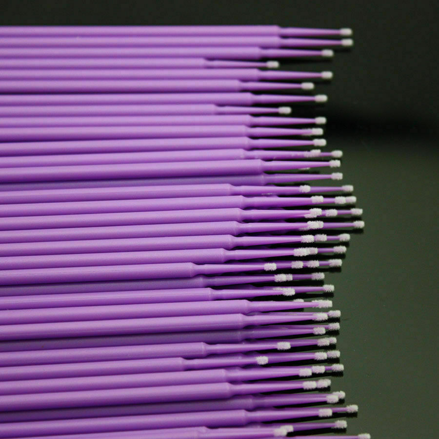 100Pcs/Bag Dental Microbrush Disposable Applicators Tips Micro Brush Cleaning