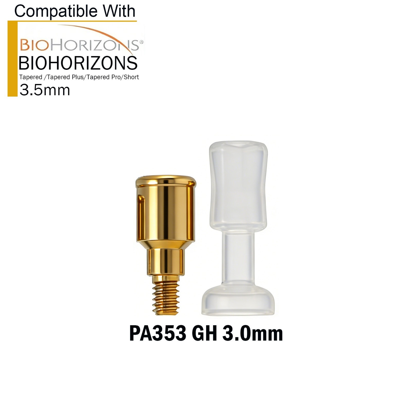 US Dental Locator Abutment BioHorizons Tapered/Pro/Plus/Short 3.5 Platform