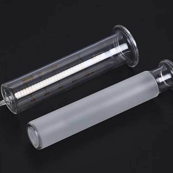 1ml – 100ml Luer Lock Tip Glass Syringes Sampler Chemistry Laboratory Injector
