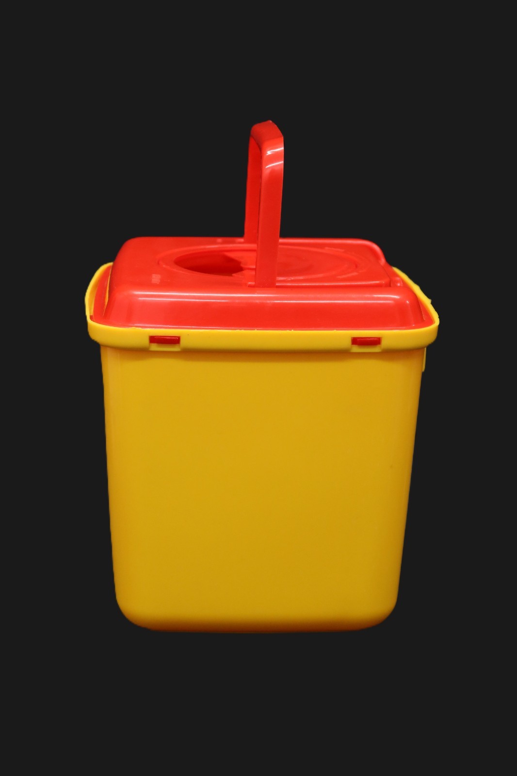 5 Liter Yellow Sharp Container for Medical Waste Disposal | Puncture
