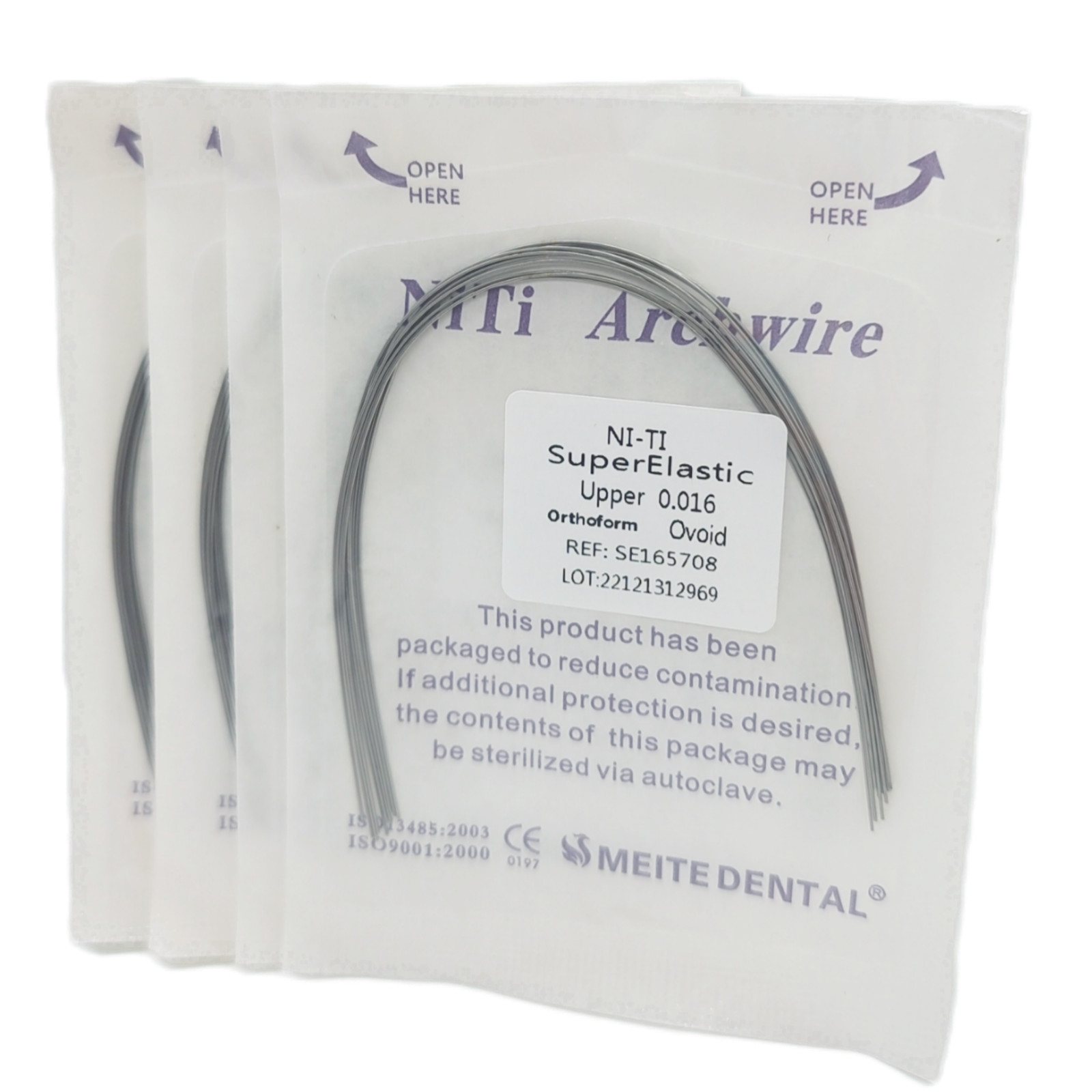 Dental Orthodontic Braces Brackets Metal Mini Roth.022 Hook 345 NITI Arch Wires