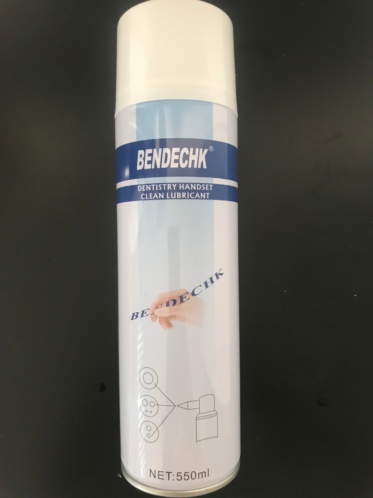 BENDECHK 1 PACK – Handpiece Lubricant Spray 550mL for KAVO MIDWEST NSK W/ Nozzle