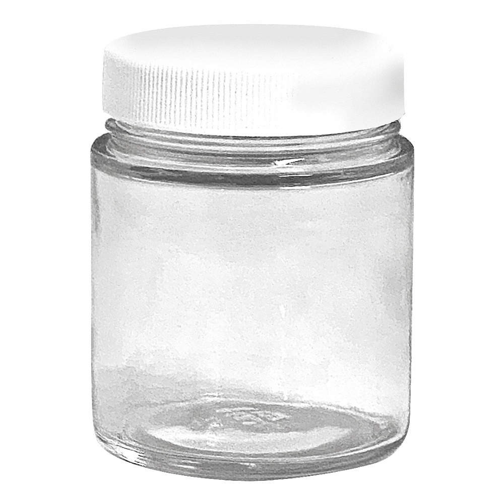 GRAINGER APPROVED Jar,250 mL,119 mm H,Clear,PK24 53CE30