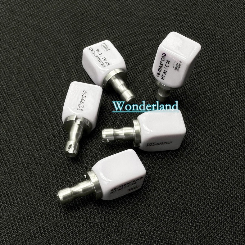 1/5Pcs IPS C14 Emax CAD CEREC Dental Lab Ceramic Blocks Cube Veneer LT HT A1/2/3