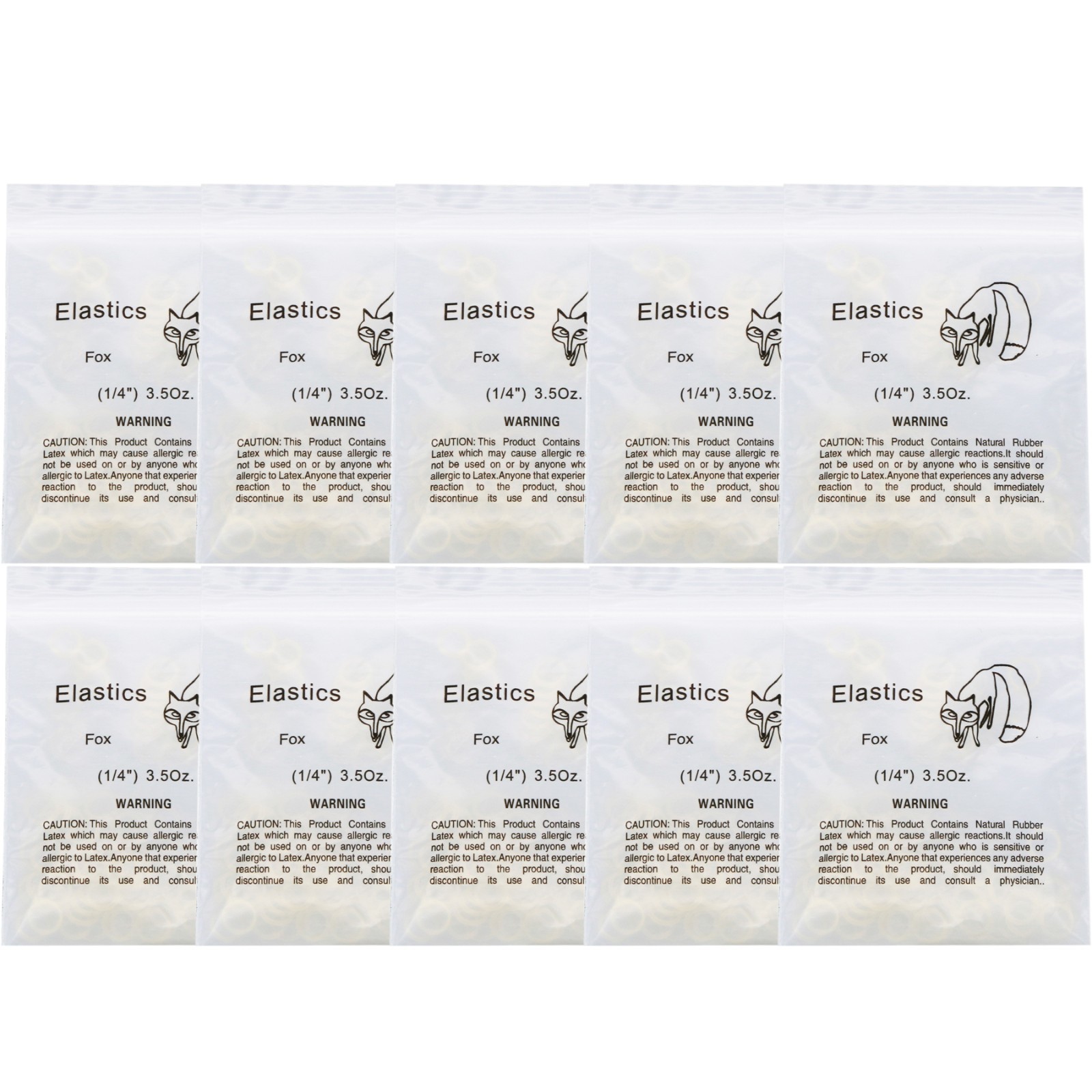 US Dental Orthodontic Rubber Bands Ortho Elastics Latex Brace 15 Size For Choice