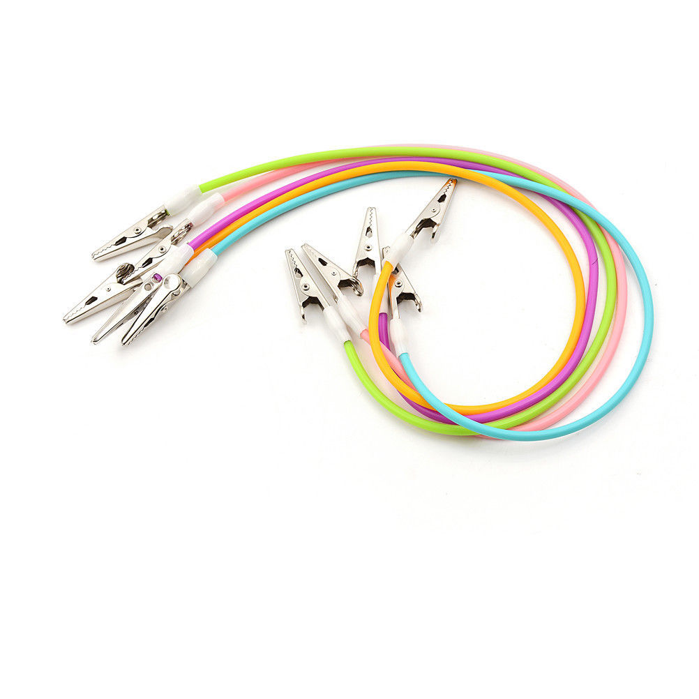 1x Dental Orthodontics Flexible Silicone Bib Clips Cord Napkin Holders 5 Colors