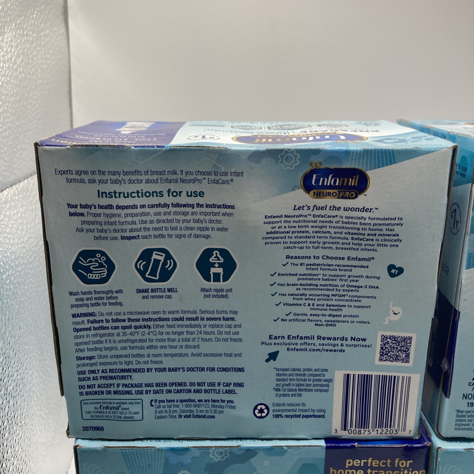 24PK Enfamil NeuroPro ENFACARE Infant Powder Formula | 2 FL Oz Fast ship