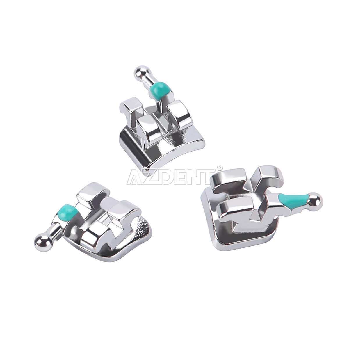 Dental Orthodontic MIM Monoblock Brackets Braces Roth/MBT 022/018 Hook 345