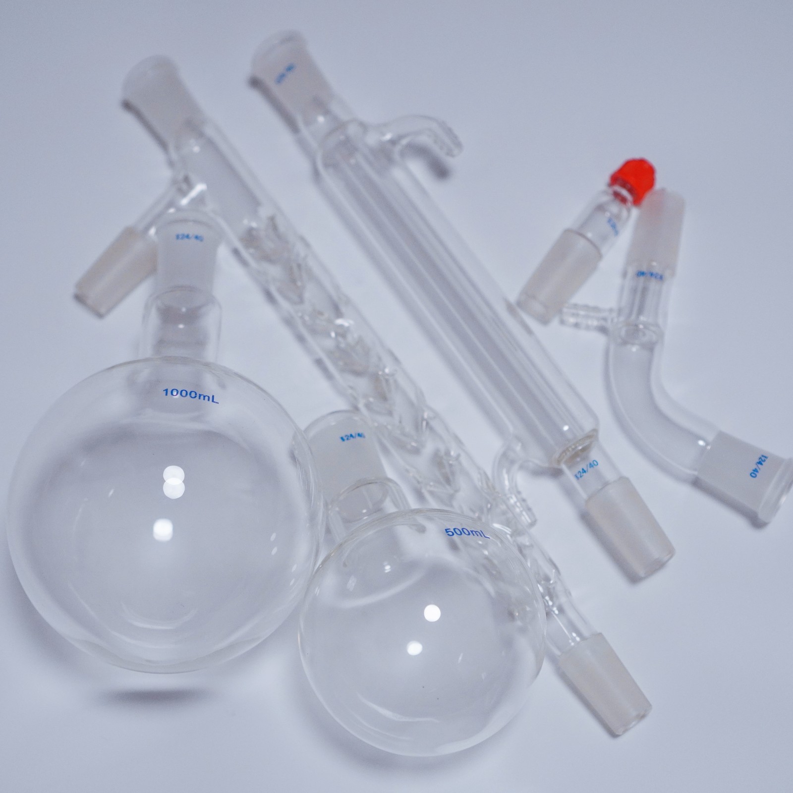 Lab Glass distillation kit & apparatus lab glassware supplier 24/40 joints