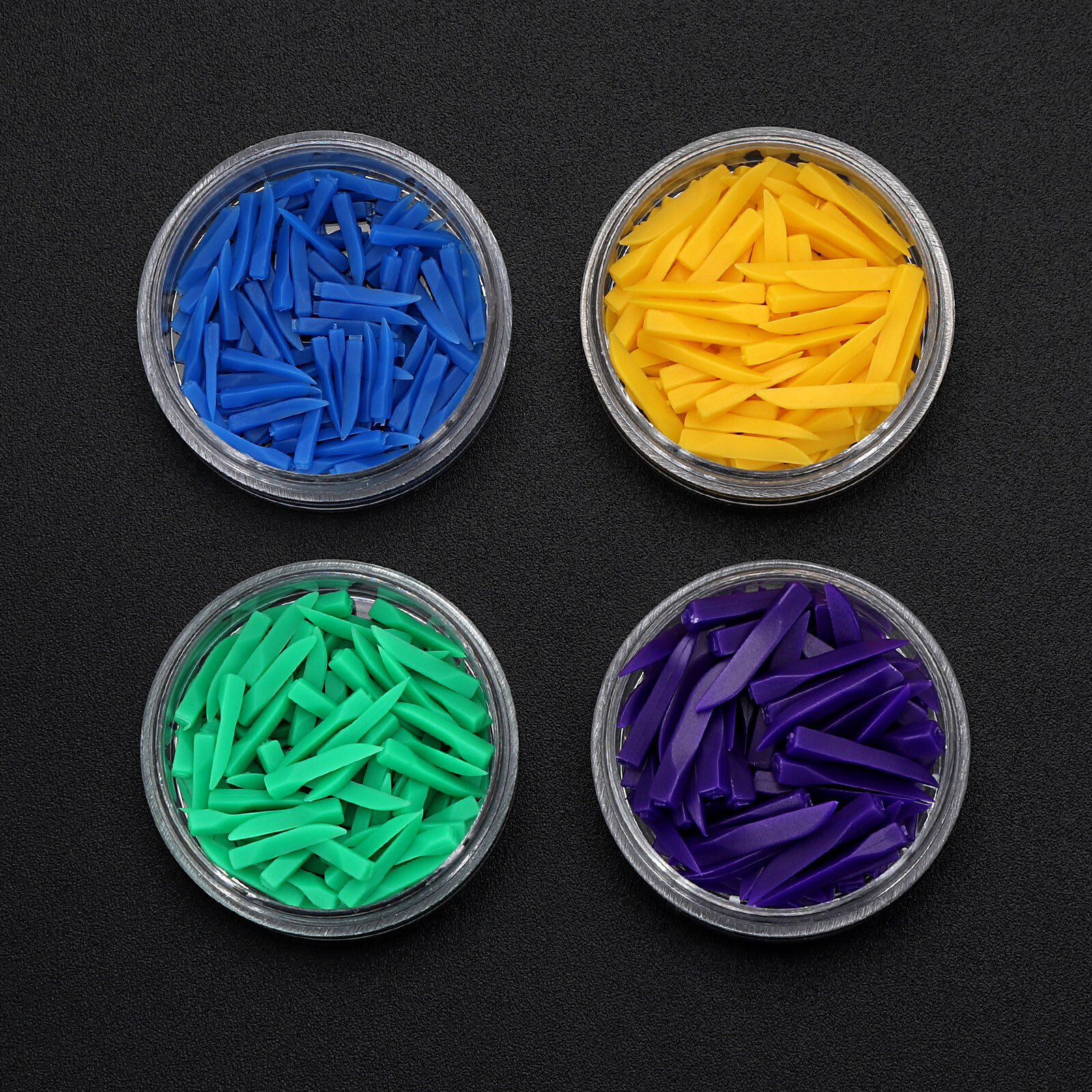 100Pcs/box Dental Disposable Contour Wedge Interdental Composite Contoured Wedge