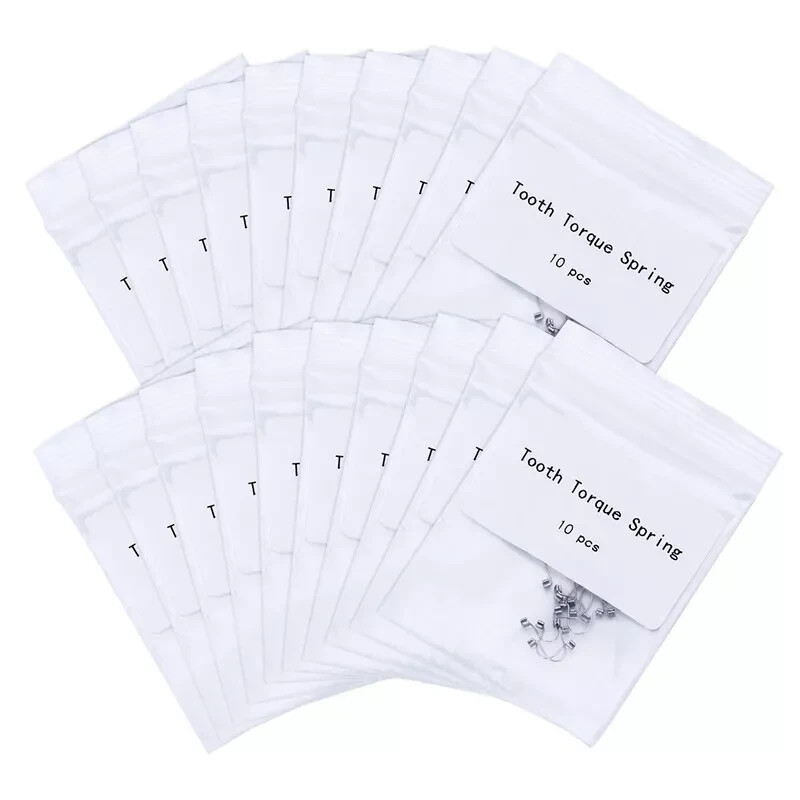 10 Pcs/bag Dental Orthodontic Anterior Torque Rectangular Torquing Spring L/M/S