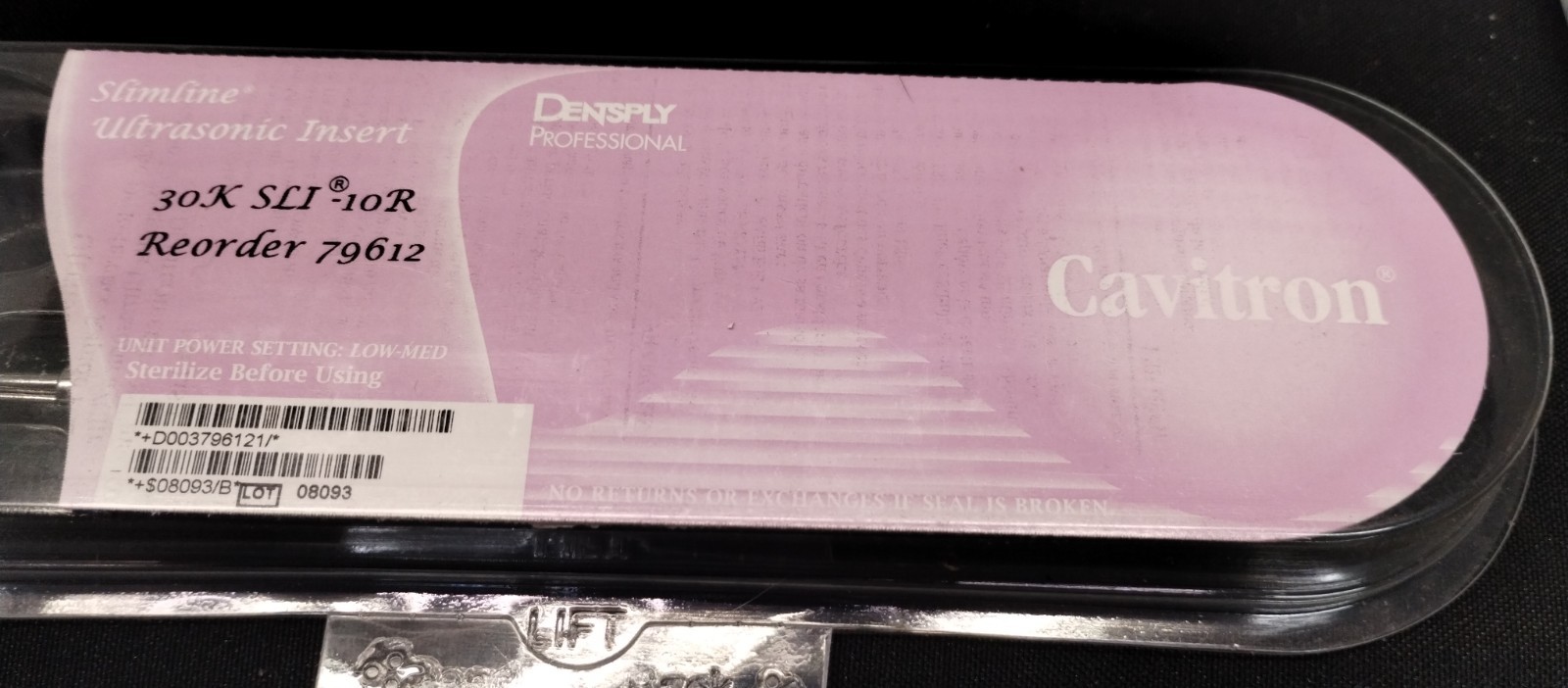 *1-Pack* Dentsply Cavitron Slimline Ultrasonic Insert 30K SLI-10R 79612