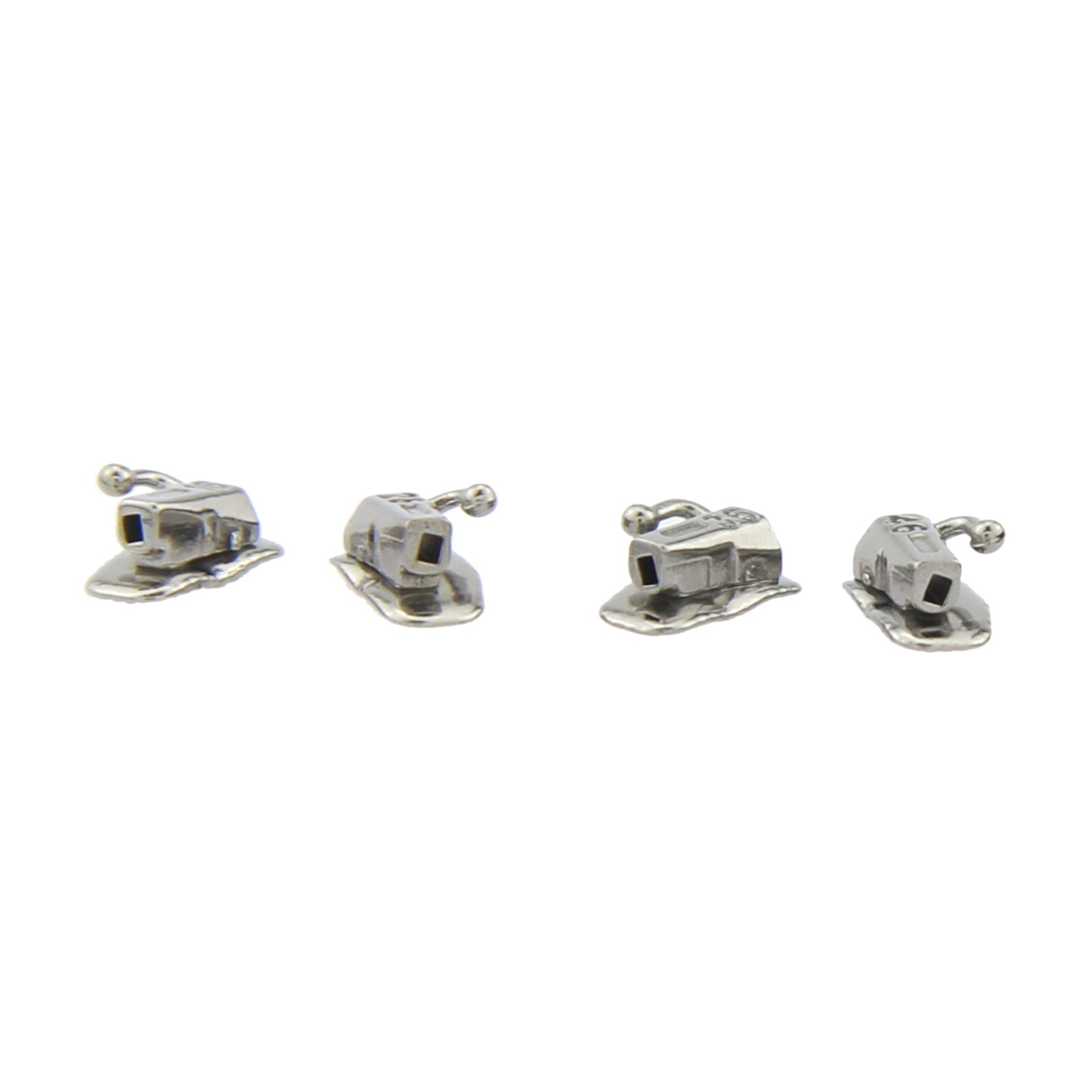 200 Orthodontic Buccal Tube 1st 2nd Molar Tubos Ortodoncia Roth MBT 022 Bondable
