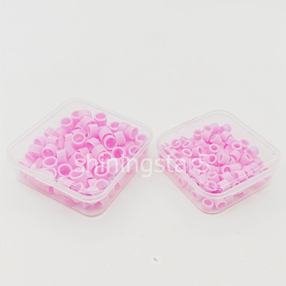 100 Pcs/Box Dental Instrument Hygienist Silicone Color Code Rings Bands Circle