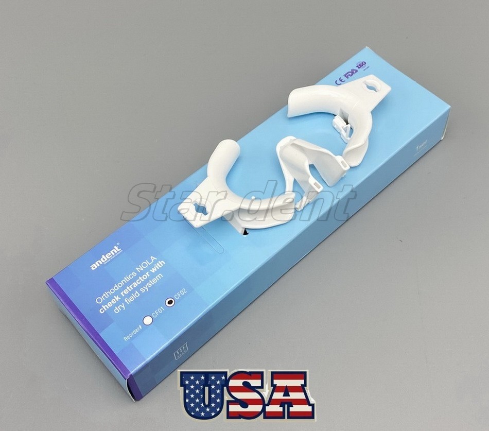 Dental Ortho Nola Lip Cheek Retractor Dry Field System Mouth Opener Large/ Small