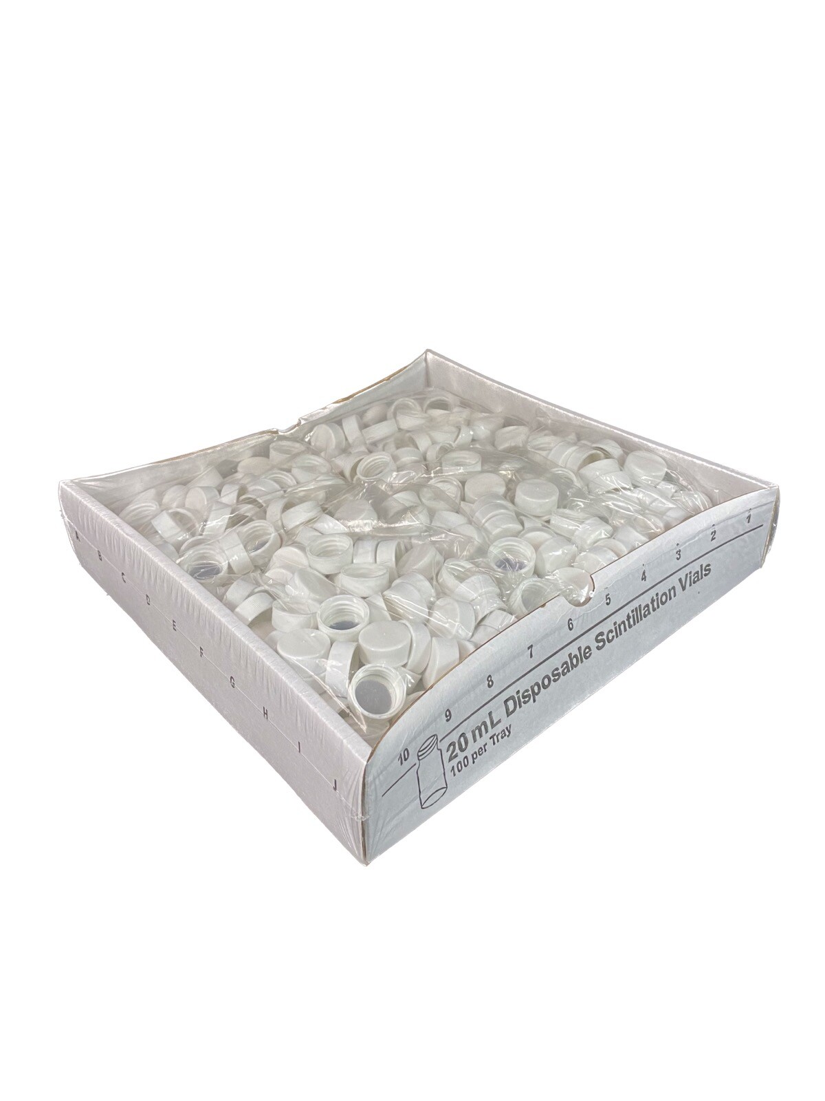 LABORATORY 20mL Scintillation Vial Caps Foil Lined 22-400 Thread (500/cs)