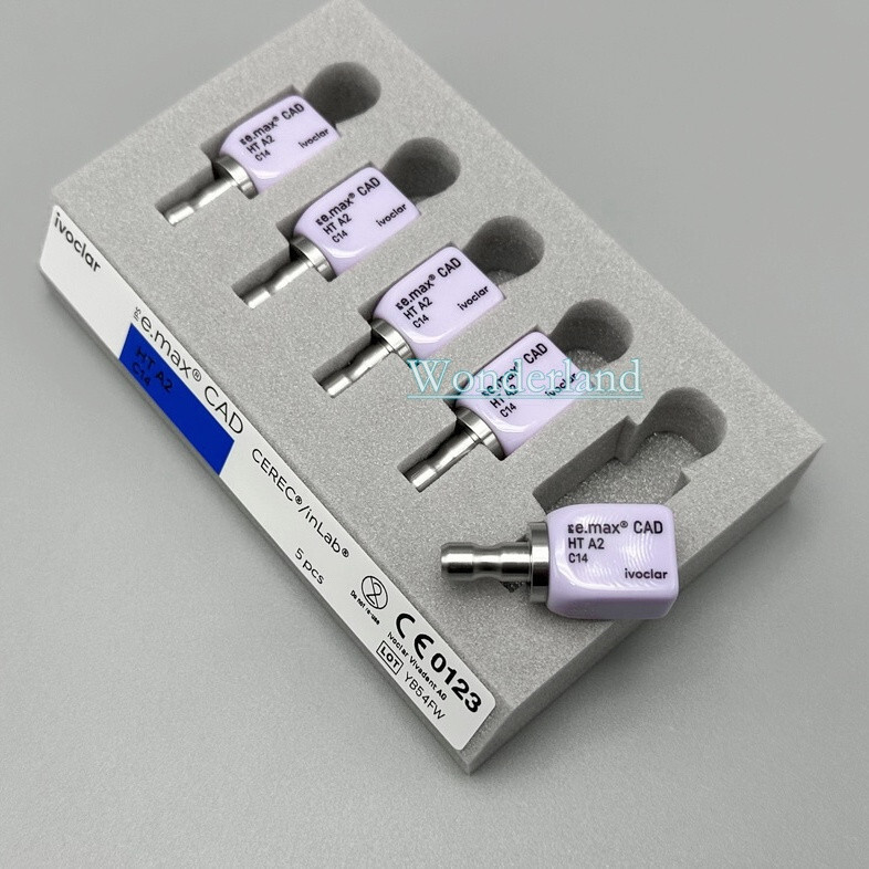 1/5Pcs IPS C14 Emax CAD CEREC Dental Lab Ceramic Blocks Cube Veneer LT HT A1/2/3