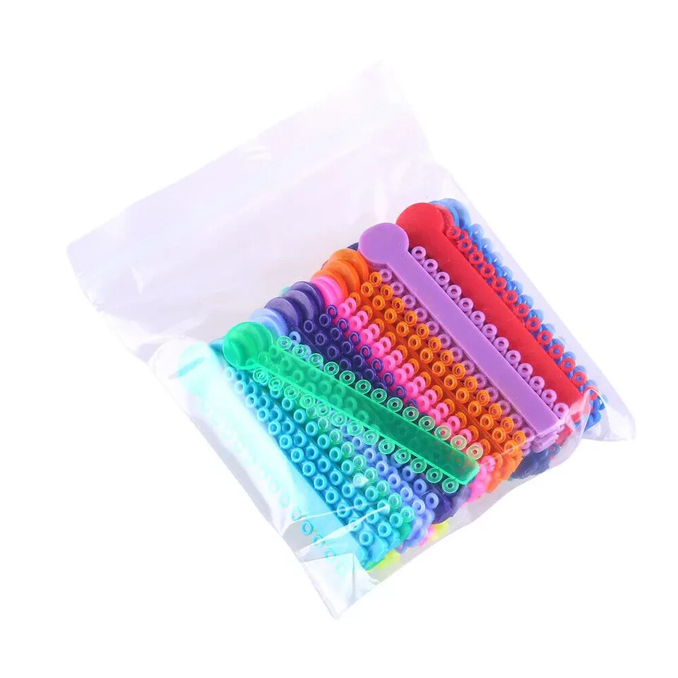 1040 Pcs Dental Orthodontic Ligature Ties Elastic Braces Rubber Bands Ligaduras