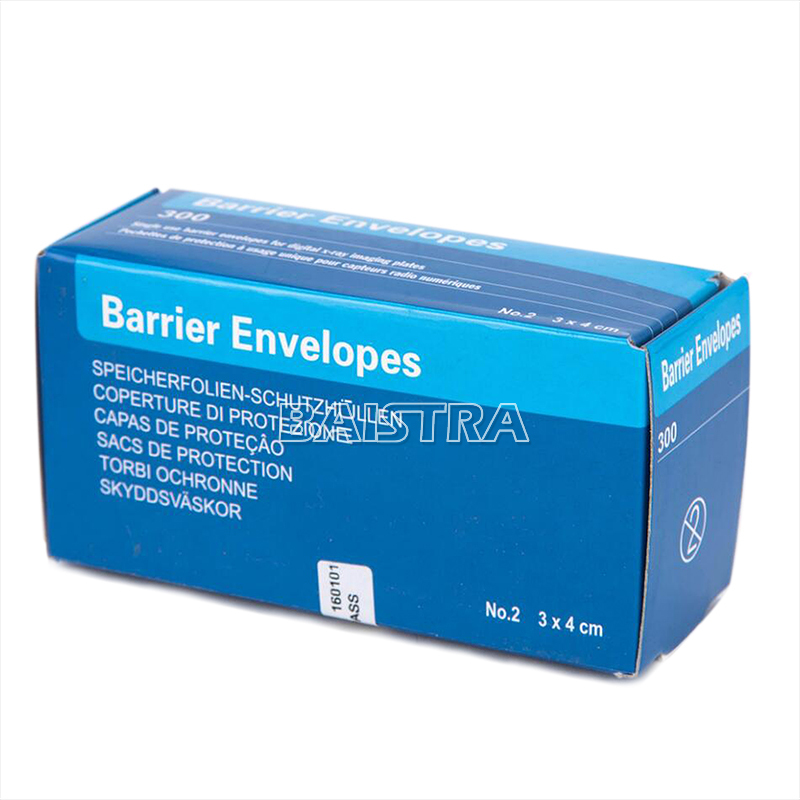 300pcs Size 2 Barrier Envelopes for Dental X Ray Digital Phosphor Plate Sensor