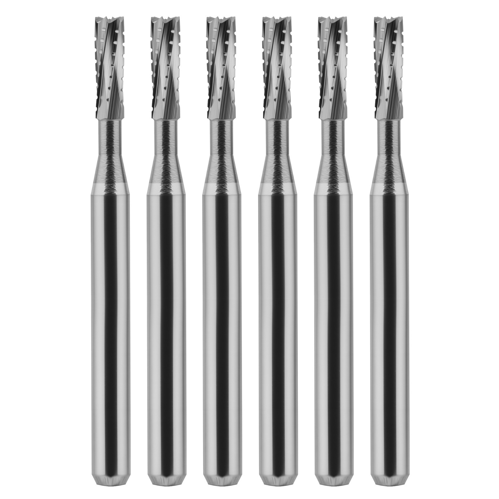 Dental Carbide Burs FG 558 Friction Grip Flat End Cylinder Cross Cut High Speed