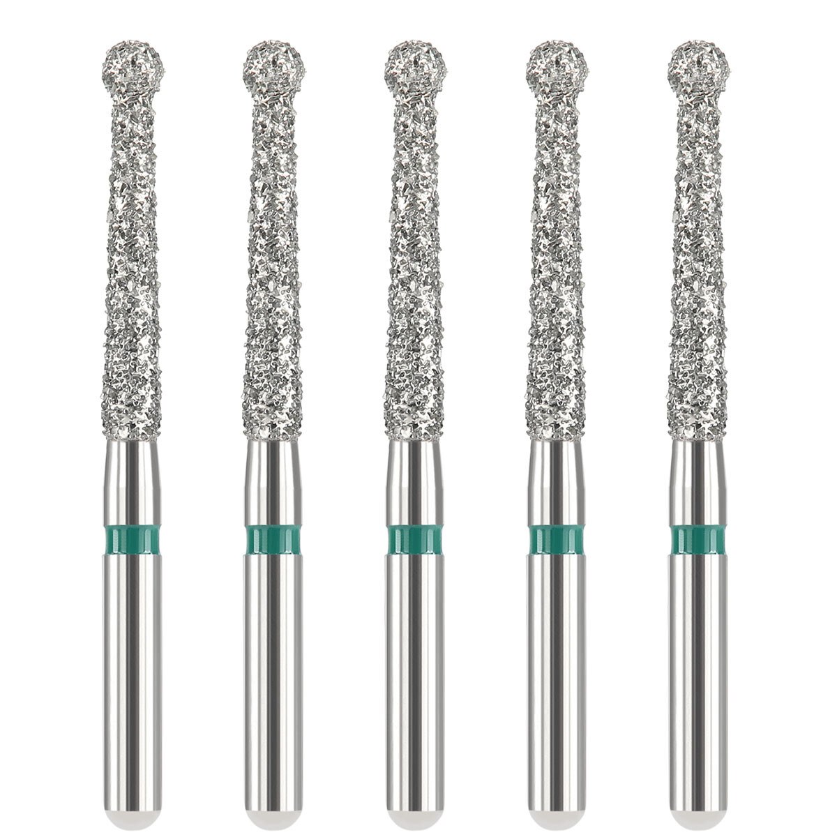 Dental Diamond Burs FG Round End Taper Super Coarse Fine Grit High Speed