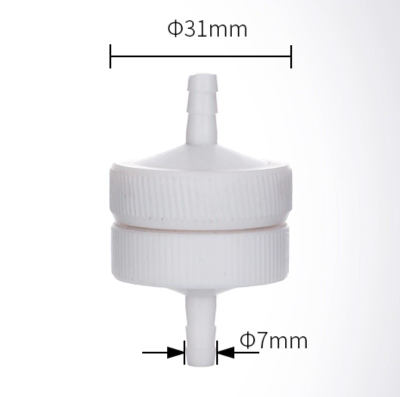 Lab Filter Membrane Holder PTFE 13-90mm Acid Alkali Gas Sampling Adapter