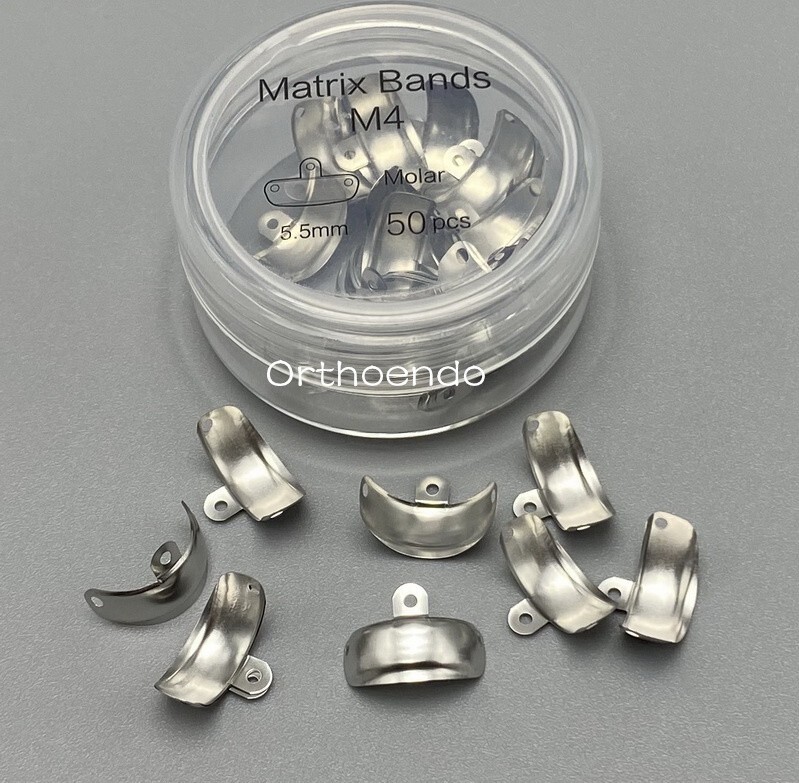 Dental Sectional Matrix Bands Metal Sectional Contoured Matrice for Tooth Repair