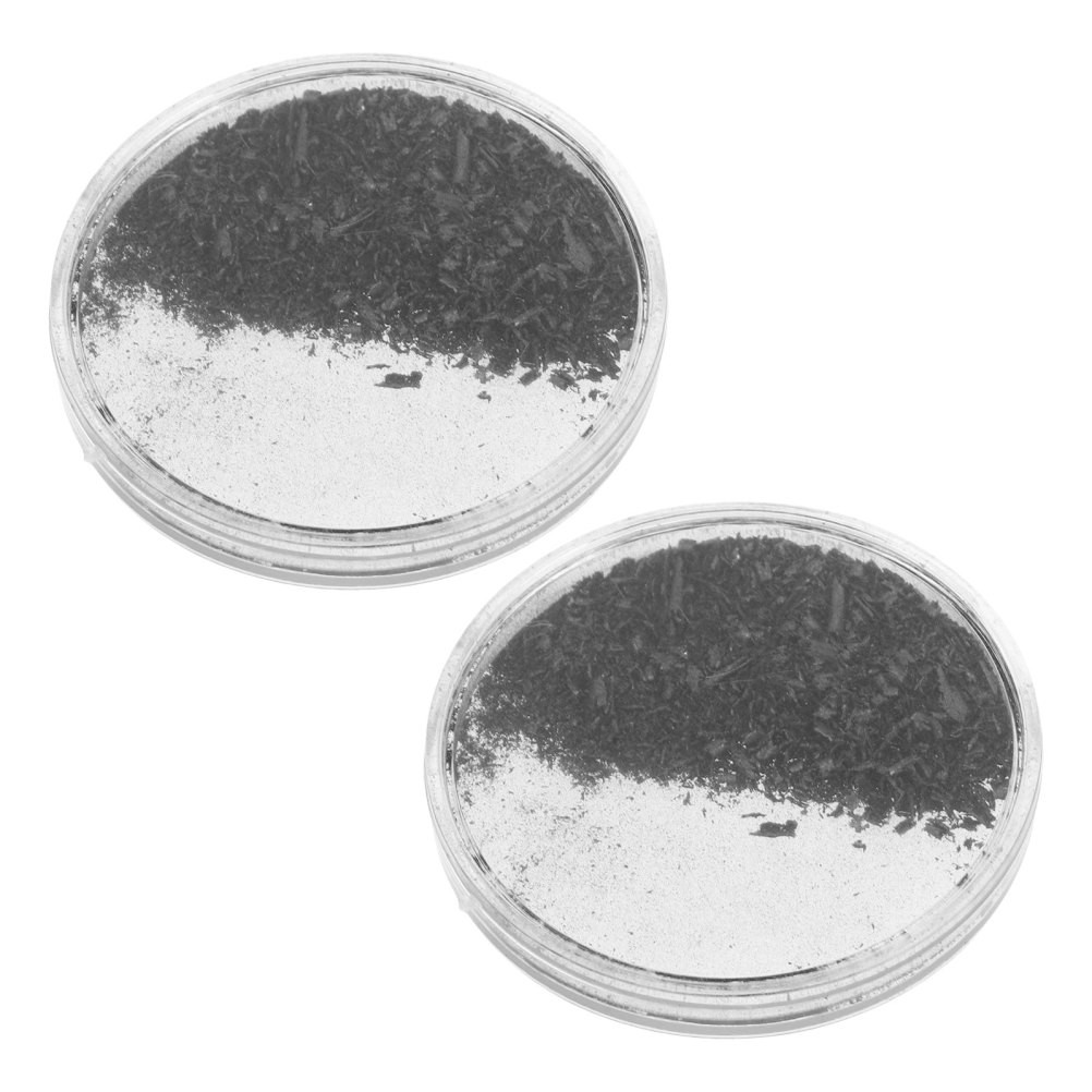 2 Pcs Magnetic Powder Iron Filings Demonstrator Fillings Experiments