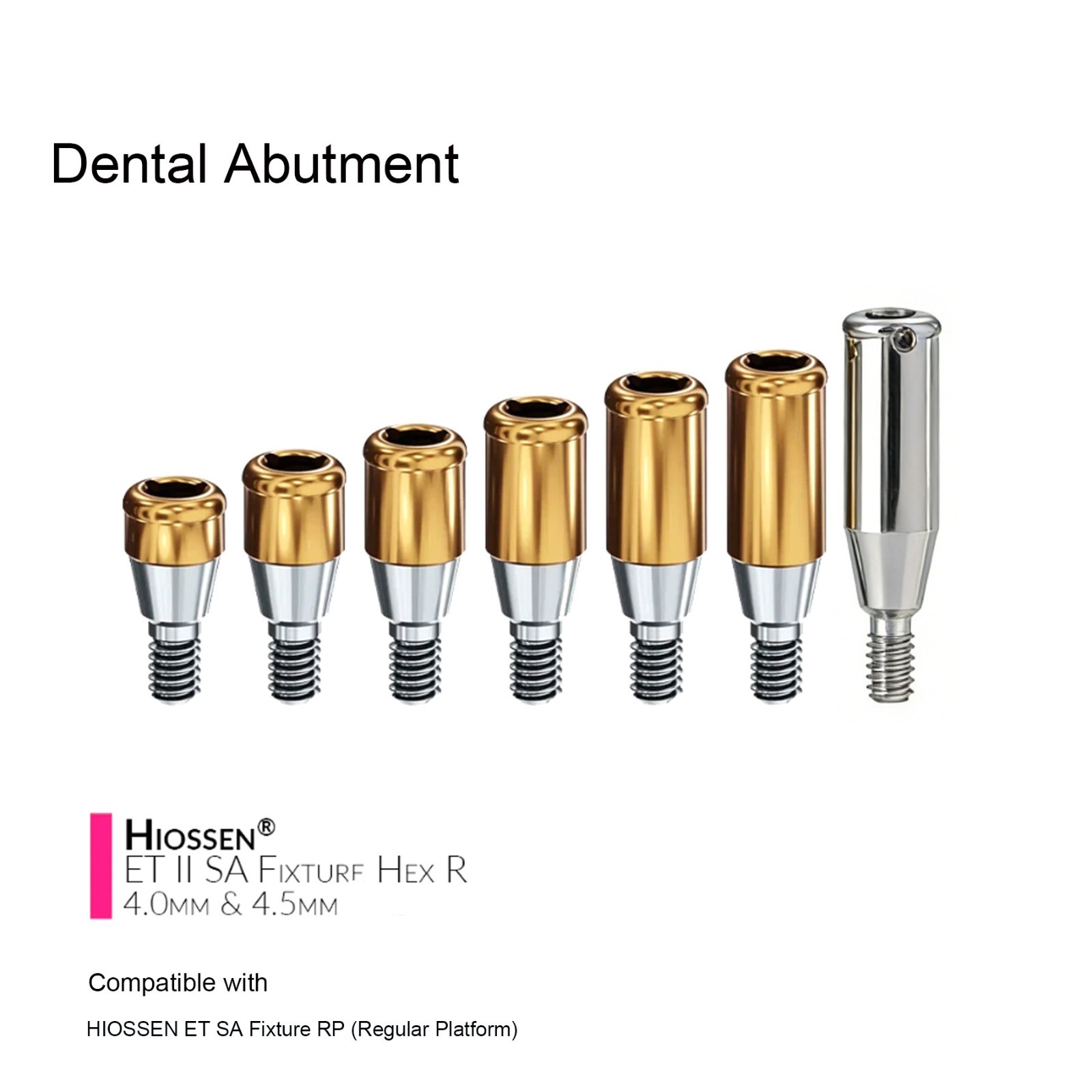 US Dental ZEST LOCATOR Overdenture Abutment For HIOSSEN ET Implant Mini/Regular