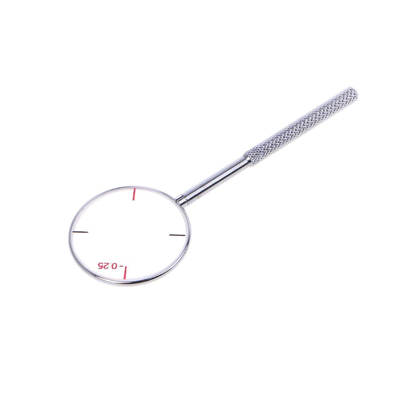 2 pcs Optometry 0.25/0.50 Trial Jackson Cross Cylinder Diopters Tool Lens