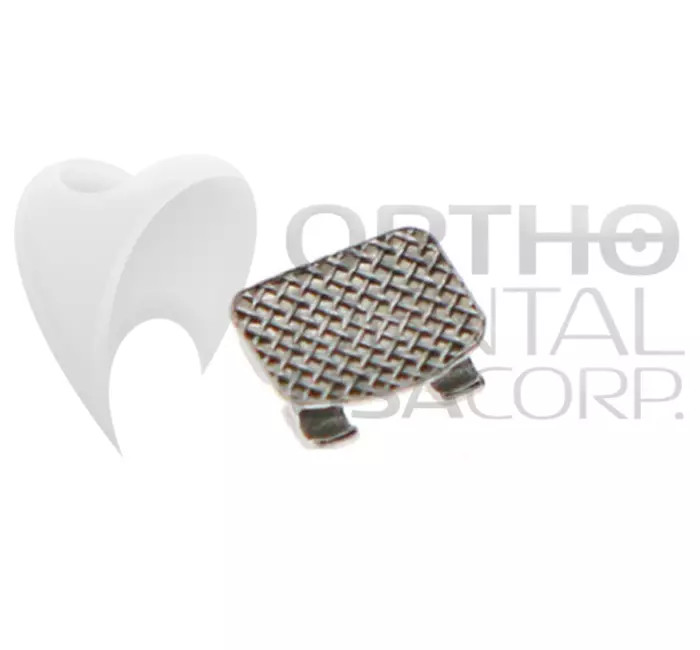 Orthodontic Bracket Roth .018” RX W/H 3,4,5 MIM Microetched Mesh Base / USA