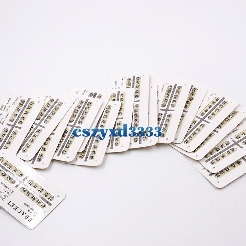 Dental Orthodontic Brackets Brace Roth/MBT/Edgewise 018/022 NO. 3/345 Hooks