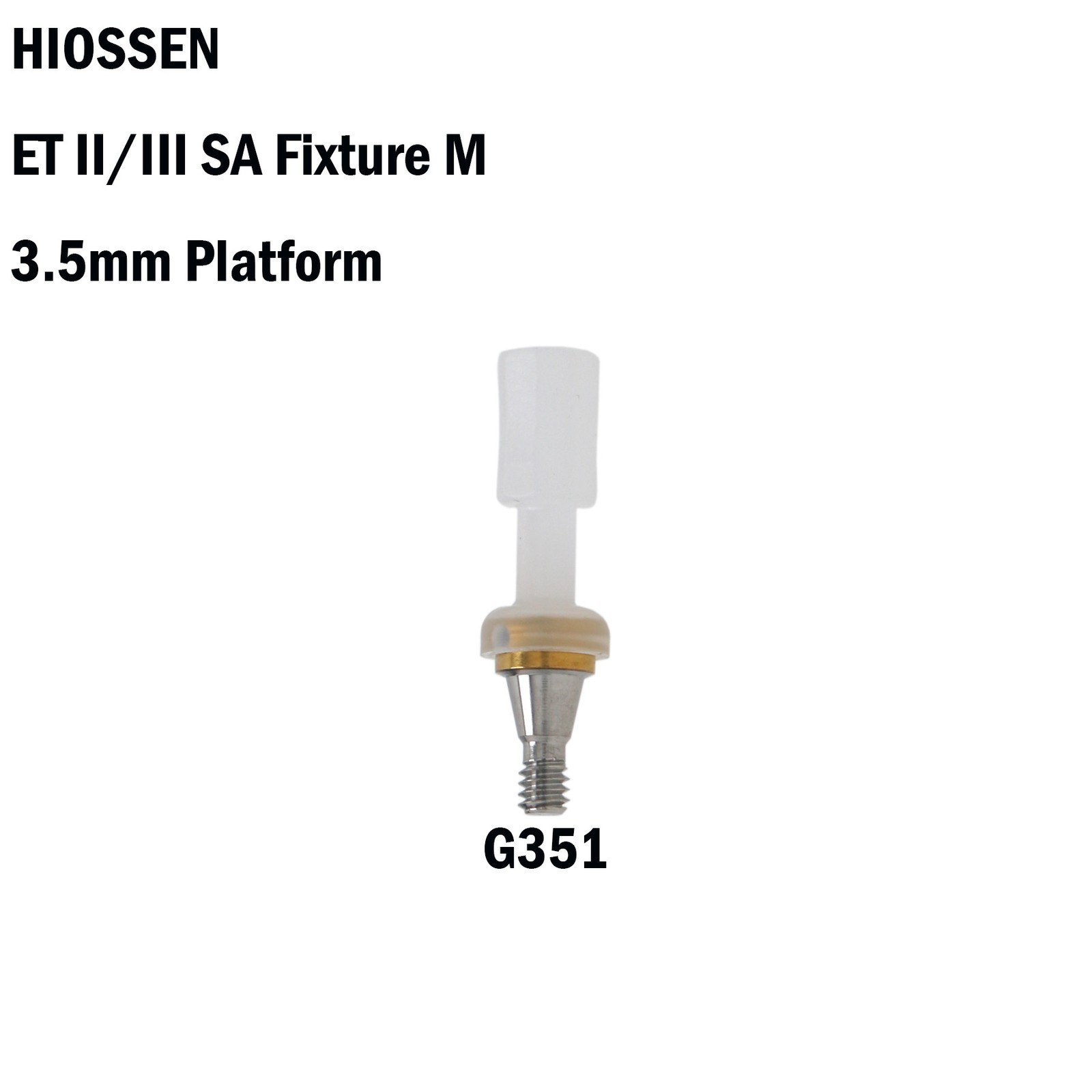 Overdenture Tapered Locator Abutment For Hiossen Nobel ITI Zimmer MIS Titanium