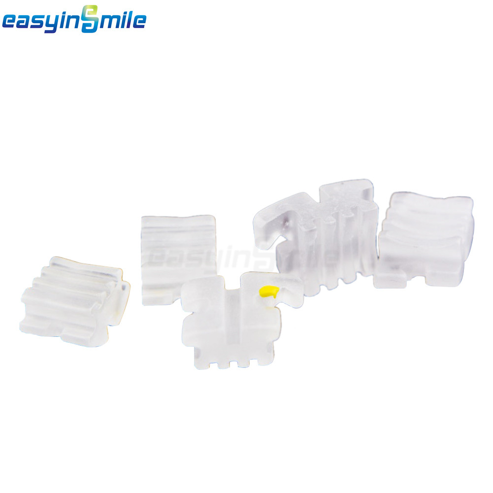 Dental Orthodoncia Ceramic Brackets Self ligating Monocrystalline Sapphire Brace