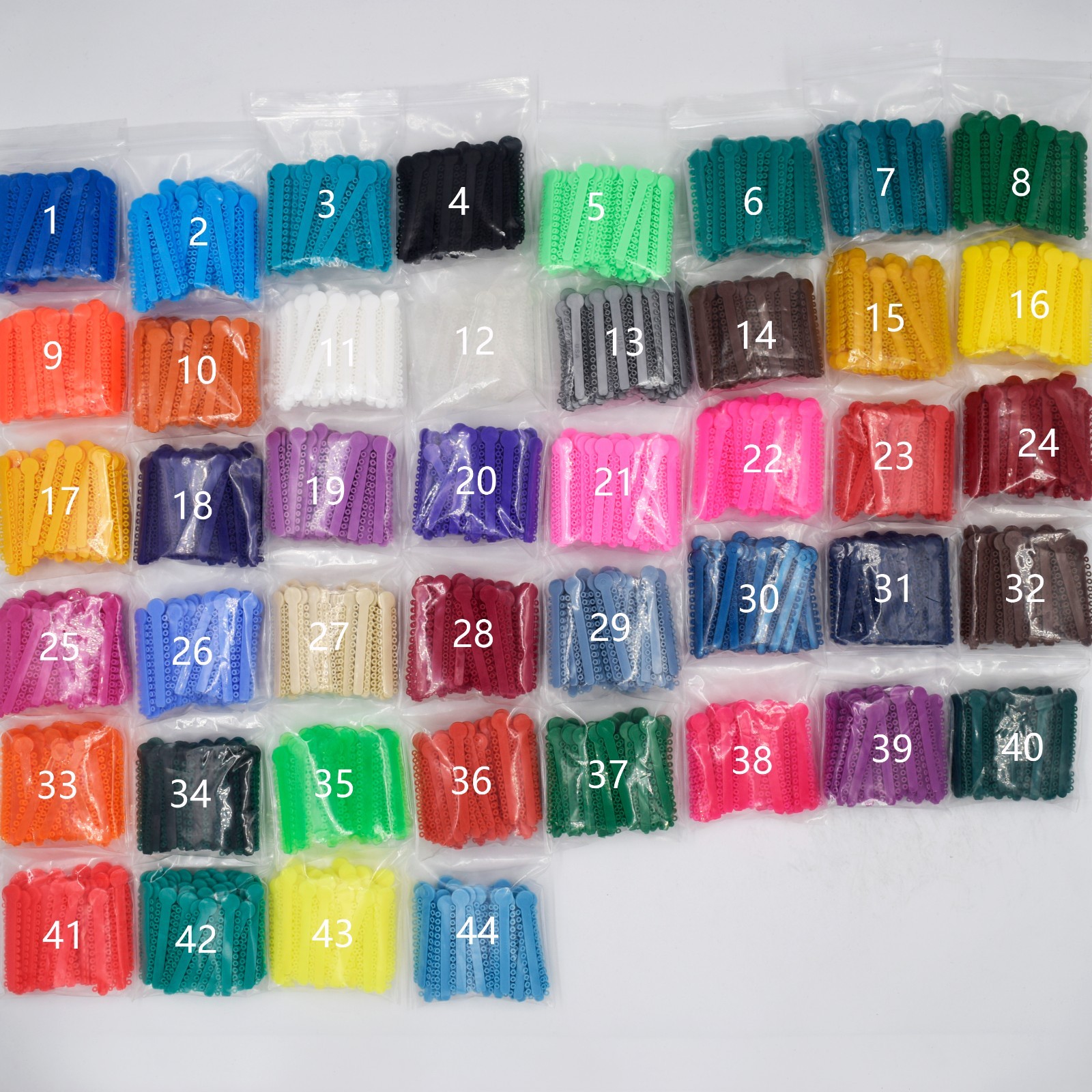 1040 Pcs Dental Orthodontic Ligature Ties Elastic Braces Rubber Bands Ligaduras