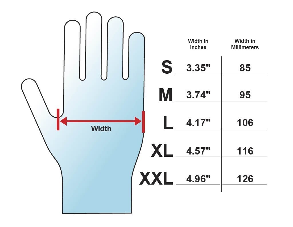 CATCH Nitrile Disposable Gloves Pyramid Grip Orange 9 mm Box of 100 MEDIUM