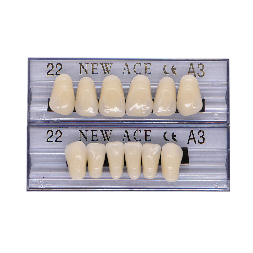 168Pcs Dental Acrylic Resin Denture 22#A3 Full Set Teeth Upper Lower Shade Tooth
