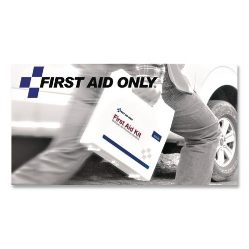First Aid Only Lightweight Nitrile Gloves, One Size Fits Most, Clear, 2/Box