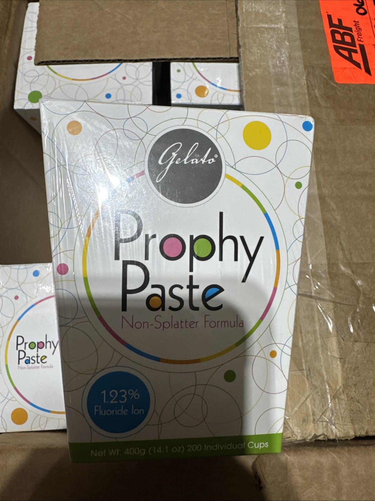 Keystone 24-03077 Gelato Prophy Paste Cups Medium Grit Assorted 1.23% APF 200Pk