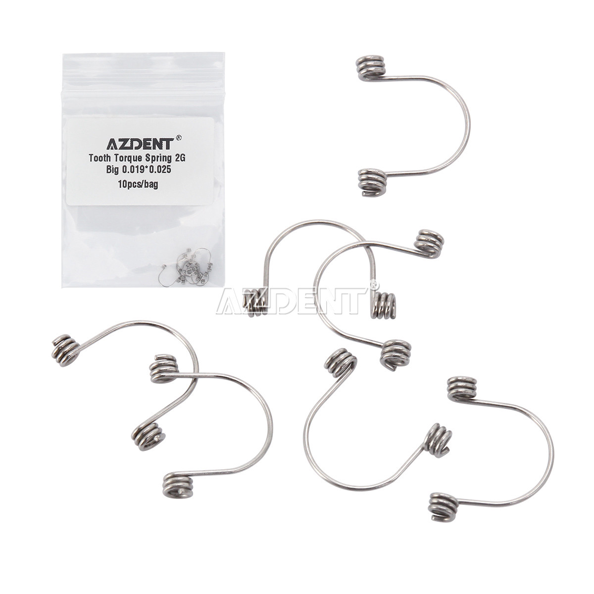 10Pcs/Bag Dental Orthodontic Anterior Teeth Torque Rectangular Springs AZ SALE